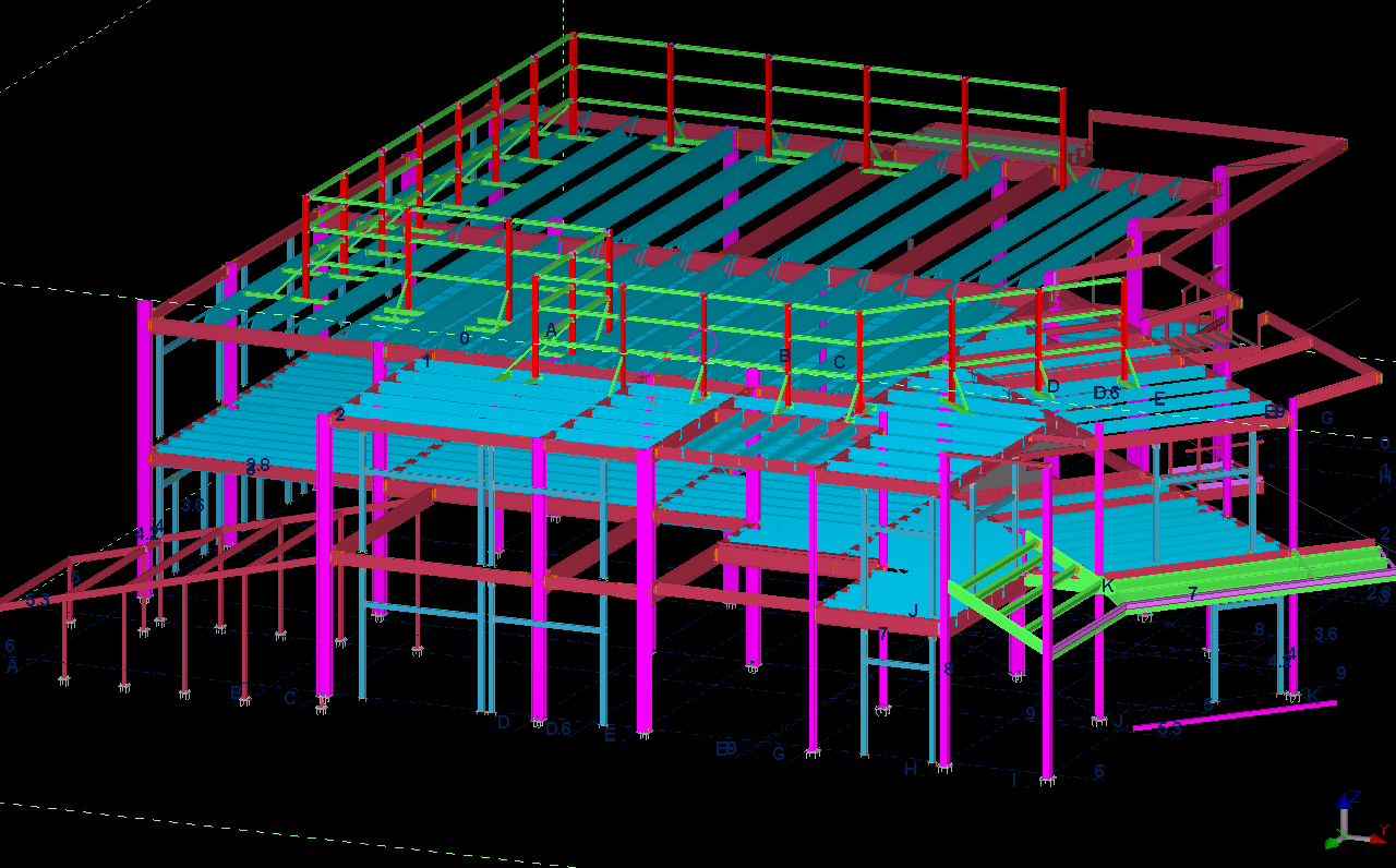 Caesars Tekla Model